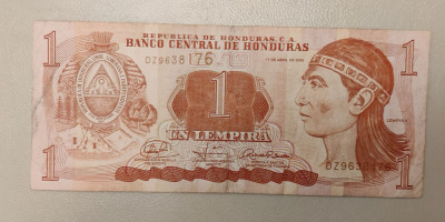 Honduras - 1 Lempira (2008) foto