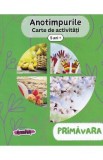 Anotimpurile: primavara. Carte de activitati 5 ani+