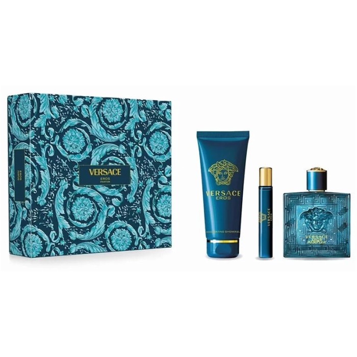 Set cadou Versace Eros Parfum pentru bărbați Parfum 100 ml + 150 ml gel de duș + Parfum 10 ml