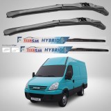 Cumpara ieftin Ștergătoare IVECO Daily (2006&ndash;2009) Hibrid | Set față &ndash; TeamCar&reg;