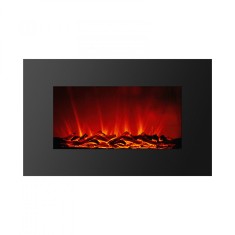 Semineu electric de perete - radiator + LED - 91 x 15 x 56 cm Best CarHome