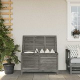 Cumpara ieftin Ladă depozitare grădină antracit 99x49,5x58,5cm lemn masiv brad