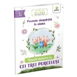 Bunele maniere cu Cei trei purcelusi. Citire pe silabe