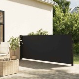 Cumpara ieftin Copertina laterală retractabilă, negru, 100x500 cm