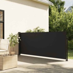 vidaXL Copertină laterală retractabilă, negru, 120 x 600 cm 4004489