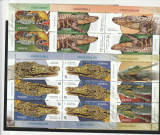 Crocodili, coala mica ,nr lista 2307 , Romania ., Nestampilat