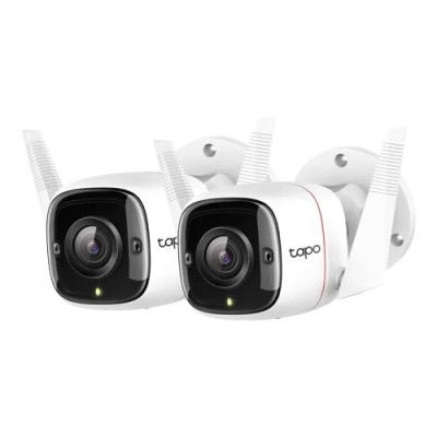 Pachet 2 Camere IP Wi-Fi, 2K, Audio bidirectional, IR 30M - TP-Link Tapo TapoC310P2 foto