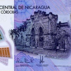 NICARAGUA █ bancnota █ 50 Cordobas █ 2014 █ P-211 █ POLYMER █ UNC necirculata