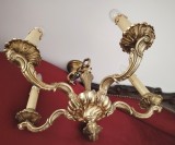 Superb candelabru din bronz masiv cu 5 brațe in stilul francez Louis