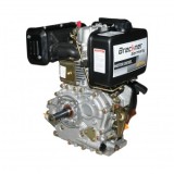 Motor diesel 10CP 186F, 418cc, turatie 3600rpm, ax rotund filetat 25.4mm, pornire sfoara Breckner Germany