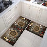 Set 2 covoare de bucatarie, model cu text &quot;Master of the Kitchen&quot;