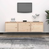 VidaXL Comode TV, 3 buc., lemn masiv de pin