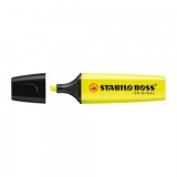 Textmarker Stabilo Boss, varf 2-5 mm, galben