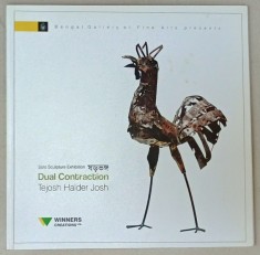 DUAL CONTRACTION by TEJOSH HALDER JOSH , SOLO SCULPTURE EXHIBITION , CATALOG DE EXPOZITIE , 2007 foto