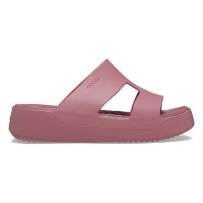 Papuci Crocs Getaway Platform H-Strap Roz - Cassis foto