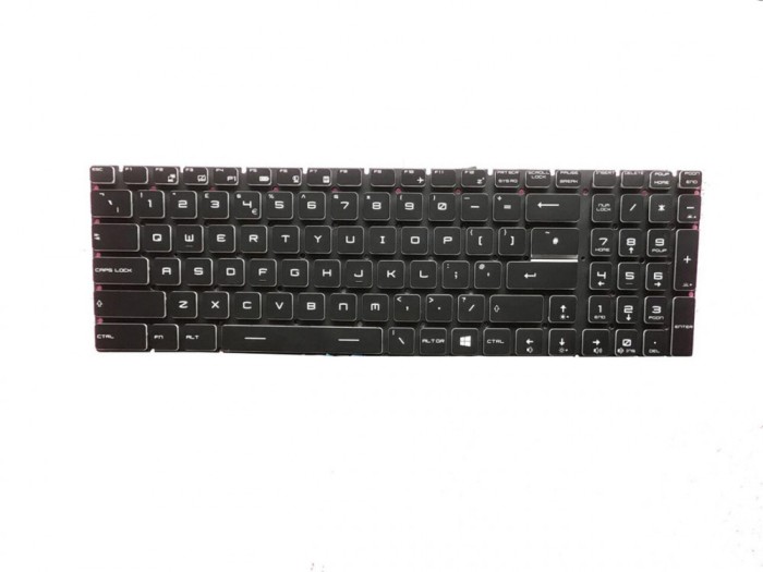 Tastatura Laptop, MSI, Gaming GS75, WS75, MS-17G1, MS-17G2, MS-17G3, 8SE, 8SF, 8SG, 9SD, 9SG, 9SF, 9SE, 10SE, 10SF, iluminata, conector RGB 40 pini, l