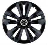 Cumpara ieftin Set 4 Capace Roti, potrivite jantelor de R15, pentru Mazda, model terra negru, Autohelix MSA
