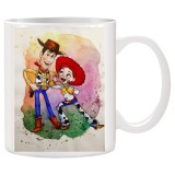 Cana alba personalizata Toy Story, Povestea jucariilor, INOVATIX&reg;. 330ml, Oem