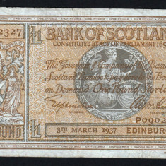 Scotia 1 Pound Bank of Scotland sP0902327 1937 P#91a