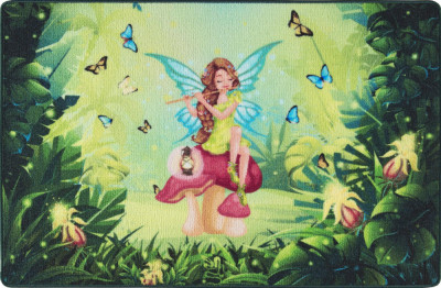 Covor Pentru Copii Antiderapant Fairy Song - 100x150, Verde foto