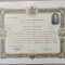 Diploma de absolvire Scoala Superioara de Comert Bucuresti, 1930