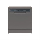 Masina de spalat vase compacta Candy CP 8F9FFA, 8 seturi, 8 programe, Wifi + BLE, Clasa F, 55 cm, Antracit