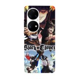 Husa compatibila cu Huawei Nova Y70 model Black Clover, Silicon, TPU, Viceversa, Transparent, Carcasa