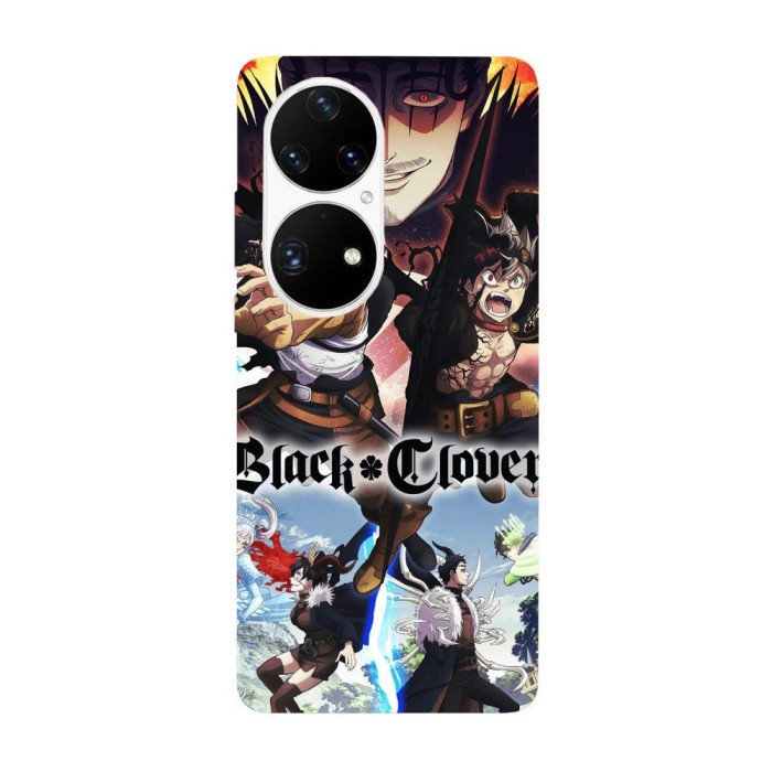 Husa compatibila cu Huawei Nova Y70 model Black Clover, Silicon, TPU, Viceversa