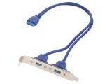 Adaptor IDE 20pin Mamă la USB A Dual 0,45m