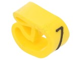 Markere PVC galbene 4-10mm, 100 buc.