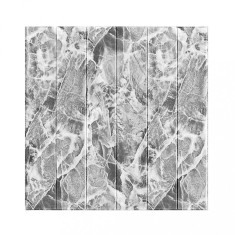 Set 10 placi tapet 3d, flippy, 70 x 70 cm, grosime 3 mm, din rasina, tip placi de lemn, suprafata acoperita 4.9 mp, gri marmorat