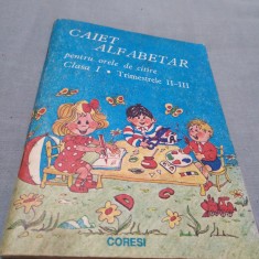 CAIET ALFABETAR PENTRU CITIRE CLASA I TRIMESWTRELE 2 SI 3