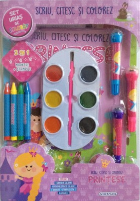 Scriu, citesc si colorez - Printese foto