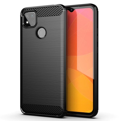 Husa TPU OEM Carbon pentru Xiaomi Redmi 9C, Neagra foto