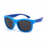 Ochelari de soare pentru copii cu protectie uv si snur, blue / dark blue