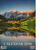 Calendar de perete 6 file. Peisaje 2026