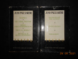 JEAN-PAUL SARTRE - TEATRU 2 volume (1969, editie cartonata)