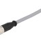 Conector HARTING M12 mufă mamă 12 pini drept cu cablu 1,5m PVC