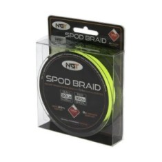 Fir Textil Ngt Teflon Caated Spod Braid, Fluo, 0.28mm, 300m foto