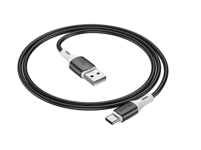 CABLU alimentare si date Borofone &quot;BX79&quot;, Fast Charging Data Cable pt. smartphone, USB la USB Type-C 3A , 1m, negru &quot;6974443384789&quot; (timbru verde 0.08