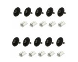 Set fixare scut protectie sub motor 190, 10.1993; W124/Clasa E 96, Clasa A W169, 202012; Clasa E W202, 192001, Clasa E W210, 1992003; fixare scut sub