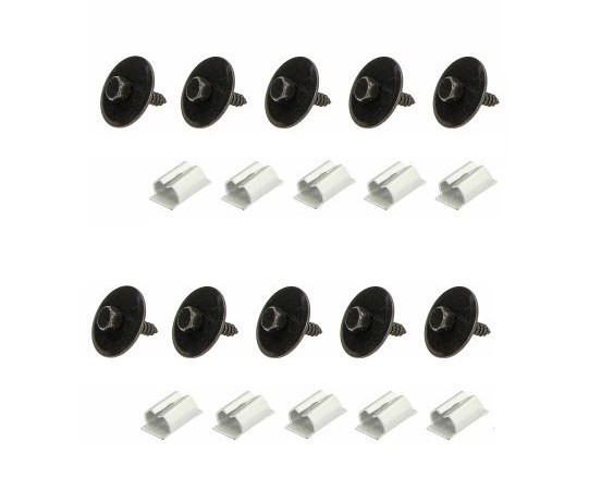 Set fixare scut protectie sub motor 190, 10.1993; W124/Clasa E 96, Clasa A W169, 202012; Clasa E W202, 192001, Clasa E W210, 1992003; fixare scut sub