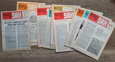 Revista Romana de Sah 1982 (an complet) foto