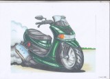 Bnk div Scuter peugeot - afis / poster / print - KoolArt 1028