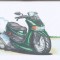 bnk div Scuter peugeot - afis / poster / print - KoolArt 1028