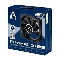 Ventilator ARCTIC F8 PWM PST Black, 80mm