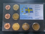 Set Euro - Probe - Suedia 2006 , 8 monede