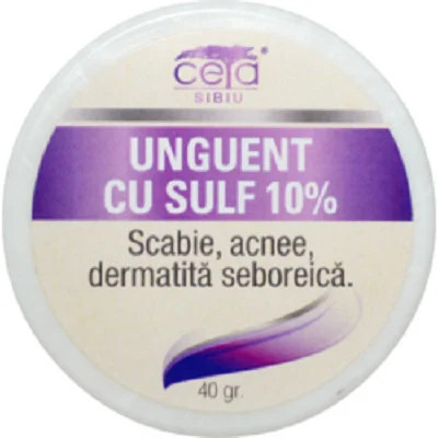 UNGUENT CU SULF (10%) 40gr CETA foto