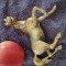 superb calut , bronz placat cu aur ,stare excelenta