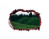 Autocolant decorativ, Gaura in perete, Natura si peisaje, Multicolor, 85 cm, 2030ST-1, Oem